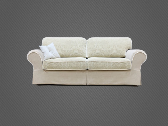 Прямой диван Николь в ткани Strike 58 Damask